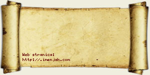 Alimpije Stepanović vizit kartica